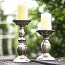 Candele Candele Fashion Vintage Candlestick Vase Flores Table Centrotavola Event Rimpasto Stiput per arredamento per matrimoni per matrimoni