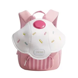 Дизайн малышей для девочек рюкзак мини -милый грибный рюкзак для детей рюкзак в детском саду для девочек 240424