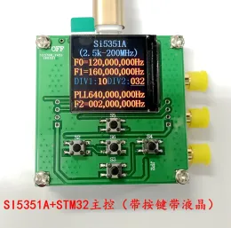 Verstärker SI5351 2,5K 200 MHz Taktsignalgenerator Modul Hochfrequenzsignal -Quadratwellenfrequenzgenerator für HAM -Funkverstärker