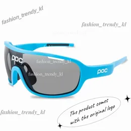 Designer högkvalitativ lyxmodemode Casquette Luxe Poc Pochromic 5 Lens Polariserade solglasögon Män kvinnor Lunetter Cycling Glasses Lunette de Soleil 469