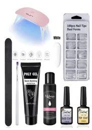 Zestaw lakieru paznokciowego 30G Szybkie przedłużenie paznokci UV Gel Gel Clear Pink Gel Laker Kit150L1868424