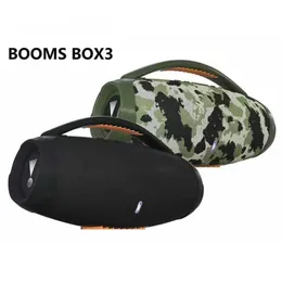Tragbare Lautsprecher Boom Boom Box 3 High-Power 40W Bluetooth-Lautsprecher Tragbarer wasserdichte drahtlosen Subwoofer 360 Stereo Surround TWS Caixa de Som Lautsprecher J240505
