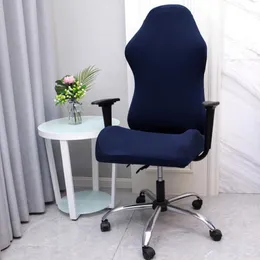 Office Chair Cover Gaming -Wettbewerb Spandex Stuhl Deckung Elastischer Sitz für Computerkoffer Sessel Candy Color 247g