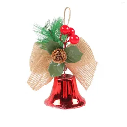 Decorative Figurines Christmas Ornaments Bells Decorations With P-ine Cones Used For Farm-house Beautiful Aesthetic Room Decora