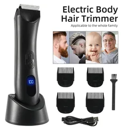 Menshårborttagning Intime områden placerar del Haircut Rasor Wet Dry Clippers Pubic Armpit Body Hair Ultimate Hygiene Razor 240422