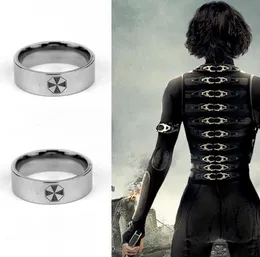 Cluster Rings Biohazard Umbrella Corporation Silver Color Movie Game Jewelry For Men5432616