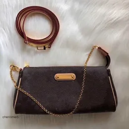 أكياس الكتف Eva Pouch Classic Chain Bag Bag Brown Flower Dequer Designer Little Pochette