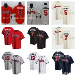 Baseball Jerseys Treinando Jersey Warriors Tamanho 7 5#13 ACUNAJR Cardigan T-shirt bordado com mangas curtas