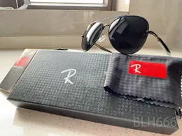 Mężczyźni lub damski Rey Ban Designer Sunglass 2023 Designer Eyewear Ray Metal MEALD RAME Projektanci Słońca z pudełkiem High End Box