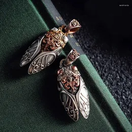 Ketten Original Design Golden Cicada Herren Anhänger einzigartige domineering Hip Hop Stil exquisit geschnitzt malerische Ideen Schmuck Schmuck