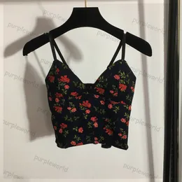 CRUPLO FLORAL PRIMENT CAMIS MULHERM MULHERES MUNDONELES ELÁSTICA ELÁSTICA TOP TANKS SEXY