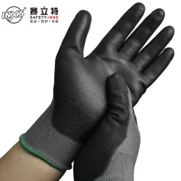 Handschuhe 10 Paare Antistatische Touchsbildschirm Handschuhe Anti statische elektronische Handschuhe PU beschichtete Finger PC Antiskid