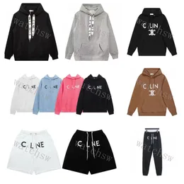 Hoodie Erkek Hoodies Designer CE Mektubu Basılı Logo Gevşek Hoodie Düz Renk Kapşonlu Erkekler ve Kadınlar Aynı