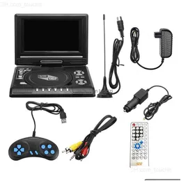 Dvd Vcd Player Dvd 7.8 Inch Portable Hd Tv Home Car Cd Mp3 Usb Cards Rca Portatil Game 16 9 Rotate Lcd Sn Drop Delivery Electronics Dhaep