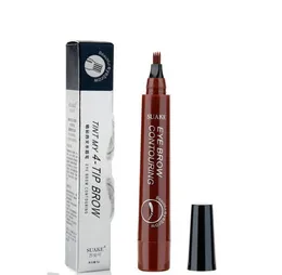 Suake Tint My 4Tip Brow Liquid Eyebrow Pencil防水フォーク先端細かいスケッチアイブラウタトゥーティントペンKorean Cosme4054989