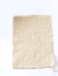 100 asciugamano per pulizia di sisal naturale per vasca da bagno esfoliante tessuto di lavaggio a sisal 2525 cm tessuto di lino sisal di salva