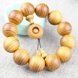 Strand Factory Wholesale Arborvitae Bracelets2.0Made Of Mature Material High Oil Men And Women Wooden Bracelet Buddha Beads Crafts Rosa