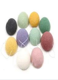 Konjac Sponge Puff Herbal Facial Sponges純粋な天然Konjac野菜繊維顔と体のクレンジングツールKB4058803680