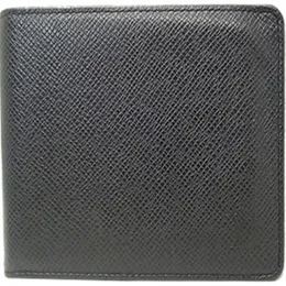 تخصيص شعبي 4 ألوان جلدية حقيقية Bifold Florin Wallet للرجال الأسود والبني تان Mens Card Bag Bag 2661