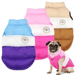 Ciepłe ubrania dla psów na buldog francuski Chihuahua Winter Dog Coat Kurtka Pet Puppy Costume Costume Pets Clothing Vest Ropa Perro318219422