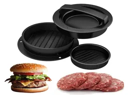 Kuchnia okrągła kształt Burger prasa żywność Abs hamburger mięsna prasa wołowina grill hamburger prasa twórca twórca formy narzędzie 5275853