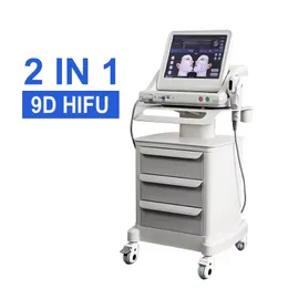 HIFU 9D إزالة التجاعيد الجمال سعر الكثافة المحمولة مركزة الموجات فوق الصوتية رفع الوجه وجه شد أفضل آلة HIFU 9D