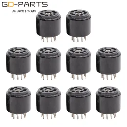 Amplificador 9pin Bakelite Tubo Socket Setor Saver para 12ax7 EL84 5670 12AT7 ECC83 ECC82 6DJ8 HIFI Amplificador Vintage DIY 10pcs