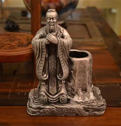 Creative Chinese wind retro Confucius pen desk personalized birthday gift ornaments jewelry bag mail68593832335901