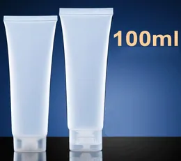 100 ml Kunststoff leerer Fahrt Cosmestic Weichrohre Frosted Flasche Lotion Shampoo Squeeze -Behälter mit Schraubenflip -Kappe 0173Pack6878106