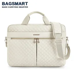 Bagsmart 15.617.3 Laptop -Taschen für Frau Aktenbüro Schulter Handtasche Office Travel Business Computer Bag Notebook -Beutel 240428
