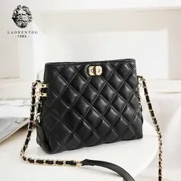 Сумки для плеча laorentou Crossbody Bag кожа для женщин Tote Messenger Cross Travel Travel Маленькая кошелек женская подарка на день святого Валентина