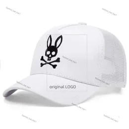 Bollmössor Bad Bunny Embroidery Men Women Trucker Hat Baseball Caps Shade Mesh Stny Isldy Beanies 100% Cotton Justerable Hats 3259