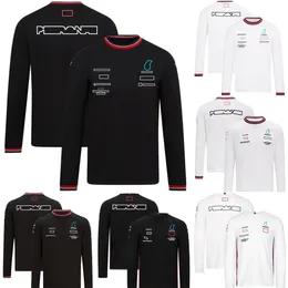2024 F1 Yarış Takımı T-Shirt Formül 1 Sürücü Fanlar Uzun Kollu T-Shirts Yarış Takımı Üniforma Jersey Üstler Yaz Nedensel Erkek Tişörtleri