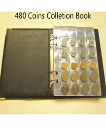 480 Pieces Coins Storage Book Commemorative Coin Collection Album Holders Collection Volume Folder Hold MultiColor Empty Coin C098682769
