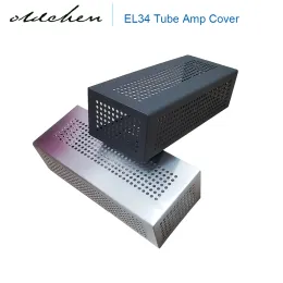 Amplifiers Akliam Laochen / Oldchen El34 Tube Amplifier Protective Cover Black and Sier