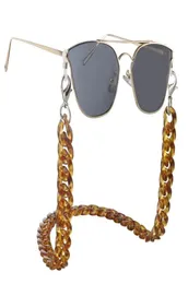 Sunglasses Chains Cool Thick Tortoise Eyeglasses Frame String Acrylic Fashion Glasses Chain Vintage Big Eyewear Link 10 Colors 12p4179562