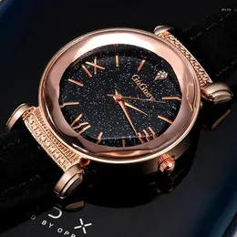 Armbandsur Starry Sky Women's Watches Watch Ladies Wristwatch Quartz för kvinnor Montre Femmesaati Horloges Vrouwen Kol Saati