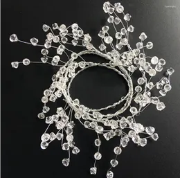 Dekoracja imprezowa 5pcs 1.2Meter Acryl Diamond Wising łańcuch łańcucha sznurka Ozdoby na choinkę ślubną miejsce ślubu