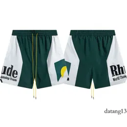 Rhude Designer Mens Shorts Summer New Fashion Sports Rhude Shorts Mens Beach Shorts High Quality Street Hip Hop Style Multi Style Shorts US Size S-Xl 895