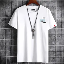 est thpria dla mężczyzn odzież fitness Biała koszulka Man Man dla mężczyzn w anime ponadwymiarowe s6xl tshirts goth punk 240416