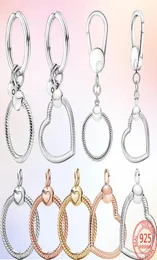 NEU Popular 925 Sterling Silver Charm Halskette Key Ring Baby Schnuller Kit Schlüssel Kette P Damen klassische Geschenk Mode Access3439056