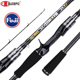 BUDEFO MAXIMUS Lure Fishing Rod 18m 21m 24m 27m 30m30T Carbon Spinning Baitcasting FUJI Guide Travel 350g MLMMH 240506