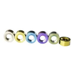 Gr2 Titanium Cap Lid for focus v2 carta atomizer with 5colors smoking accessories No adhesive6802427