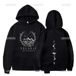 Men's Hoodies Sweatshirts Newly arrived casual ACOTAR Velaris sportswear womens Starlight City hoodie nightclub graphic sportswear street clothing hot Q240506