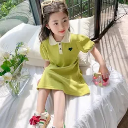 2024 Baby Dress Clothes Summer Short Sleeves Clothing Fashion Kids Girls Princess Dresses 240420