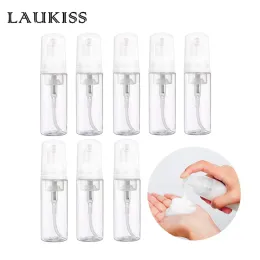 Bottles 10pcs Plastic Foam Bottle Eyelash Cleaning Foam Pump Bottle Travel Foaming Dispensers for Soap Shampoo 30/40/50/60ml