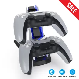Chargers Dual Controller Fast Charging Dock Station For Sony PS5 Gamepad Wireless Joystick Charger Charging Stand Game Accessories