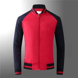 Novos modelos moda moda masculino clássicos de bordado na jaqueta masculina à prova de vento masculina com moda masculina casual casual casual sportswear