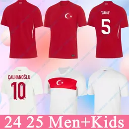 Turkey Club Pełne zestawy koszulka piłkarska 2024 2025 Drużyna narodowa Burak Kenan Karaman Hakan Calhanoglu Zeki Celik Sukur Ozan Kabak Yusuf Yazici Turquia Fally Zestawy