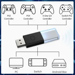 Drives TY1803 USB Receiver for Switch Xbox One S/X Console Bluetoothcompatible 5.0 Wireless Controller Gamepad Adapter Gaming